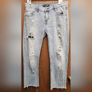 Bootheel Trading Light Wash Distressed Boyfriend Jeans